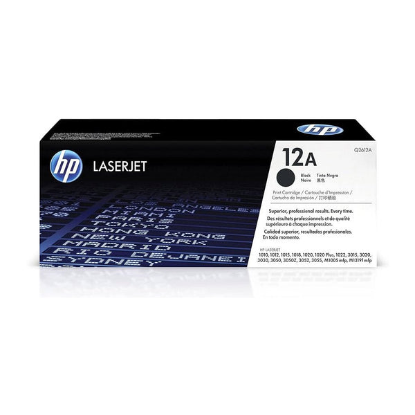 HP #12A ORIGINAL BLACK TONER - Dabbous Mega Supplies