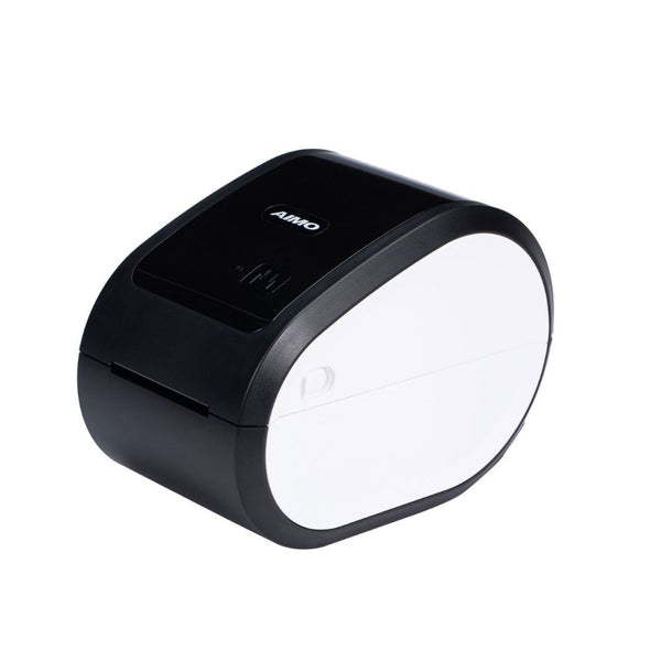 AIMO 660 wristband printer in black, compact design for easy labeling and wristband printing