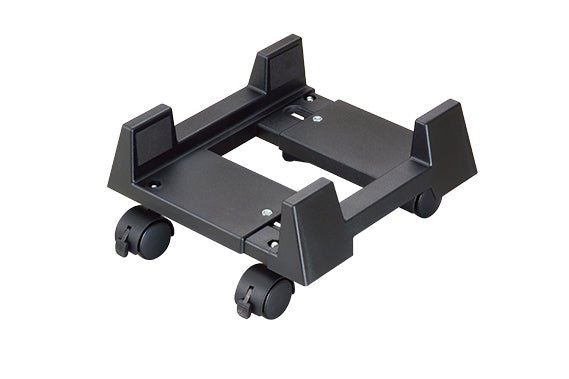 Dabbous Mega Supplies desktop CPU stand with wheels for easy movement and better airflow