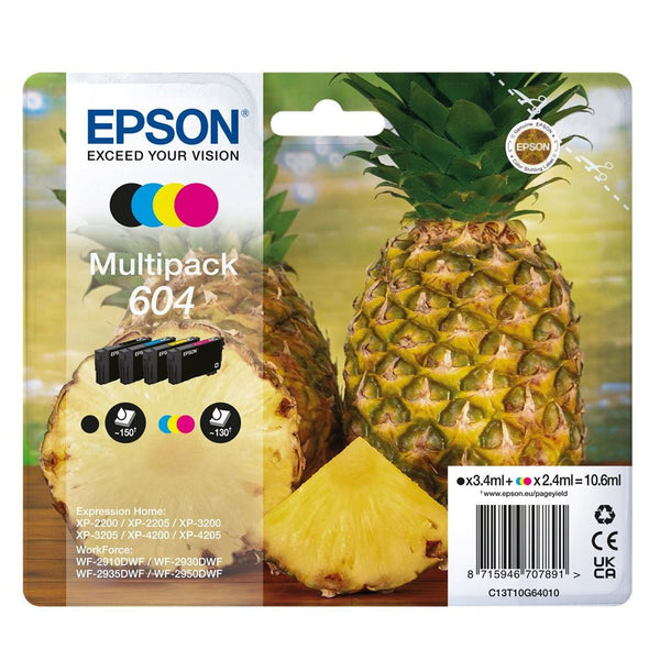EPSON C13T10G64010 ORIGINAL INK #604 ALL COLORS - Dabbous Mega Supplies