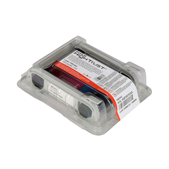 Evolis R5F002EEA original ribbon for high-quality card printing with vibrant colors