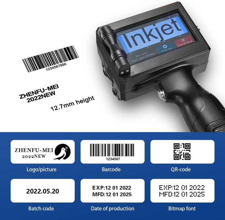 HAIKE HAND HELD UV INK JET PRINTER 25.40MM - Dabbous Mega Supplies