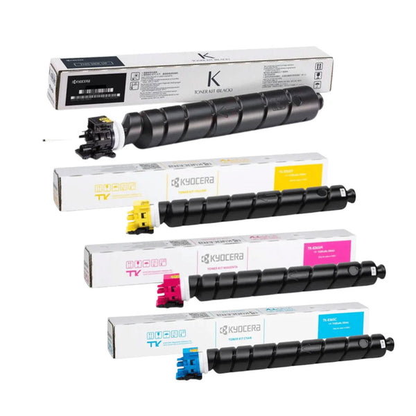 KYOCERA TK8365 original toner cartridge set with four colors for high-quality printing