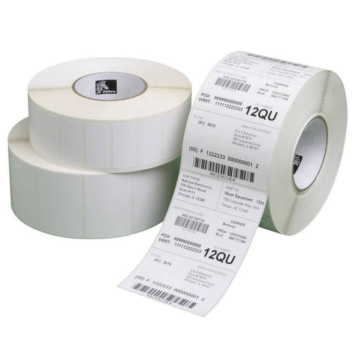 Portable thermal label printer with label rolls for efficient shipping and inventory management