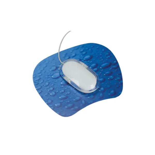 AIDATA OMP002 ergonomic mouse pad for office by Dabbous Mega Supplies with water drop design and wrist support