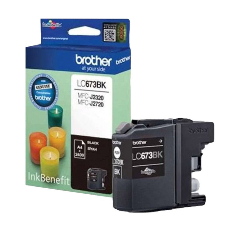 Brother LC673 original ink cartridge black with packaging for Brother printers from Dabbous Mega Supplies