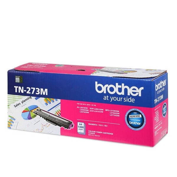Brother TN273 original toner cartridge magenta color box from Dabbous Mega Supplies
