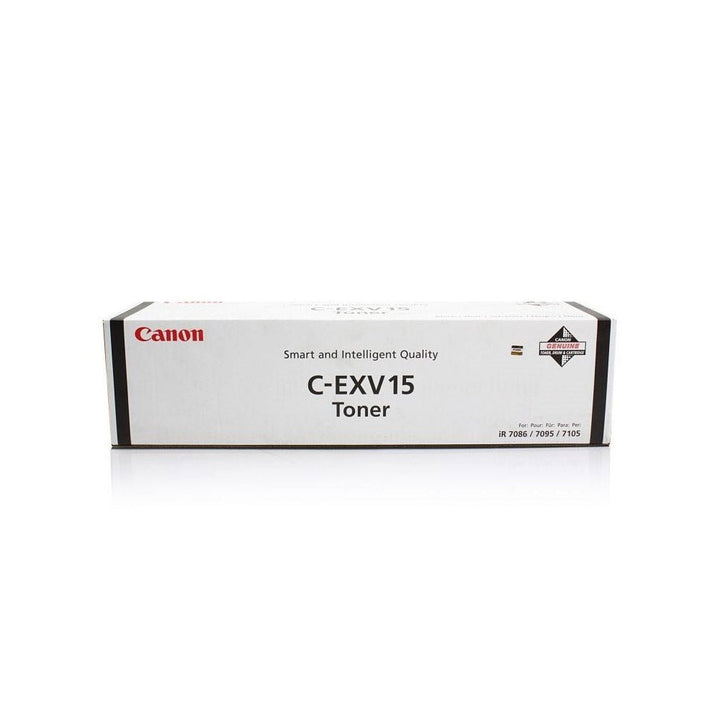 Canon CEXV15 original toner cartridge box from Dabbous Mega Supplies for laser printers