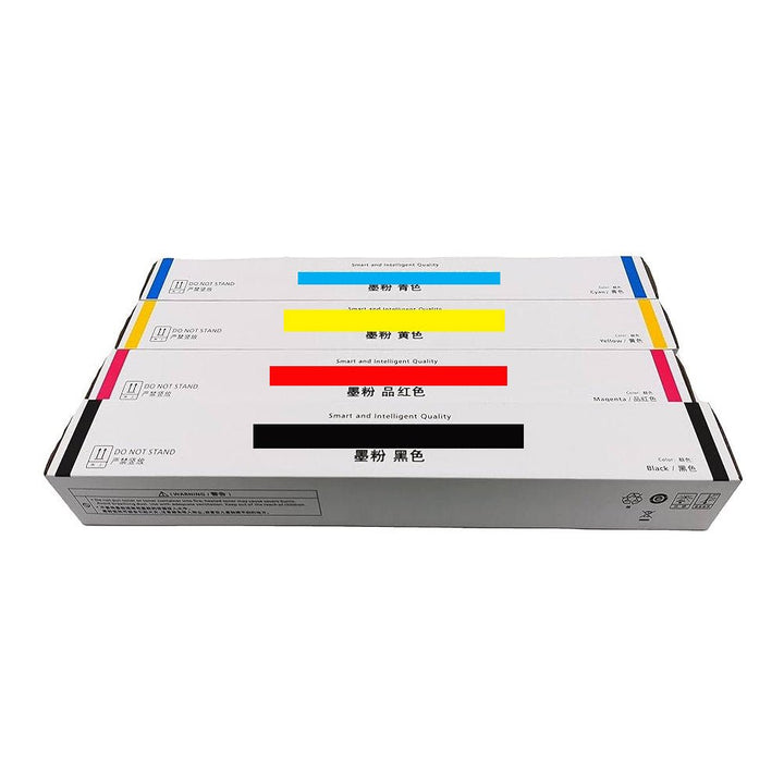 Dabbous Mega Supplies Canon CEXV54 compatible toner cartridge set in cyan yellow magenta and black