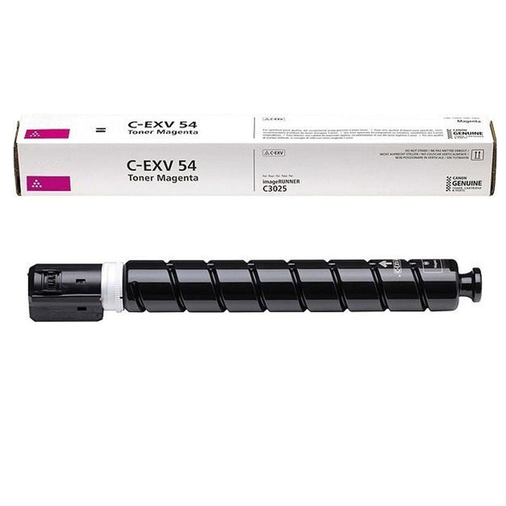 Canon CEXV54 original toner magenta cartridge with packaging for Canon ImageRUNNER C3025 printer