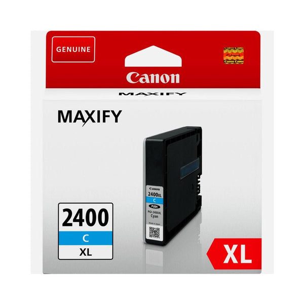 Canon PGI2400XL ink cartridge cyan for Maxify printers with high capacity and genuine quality