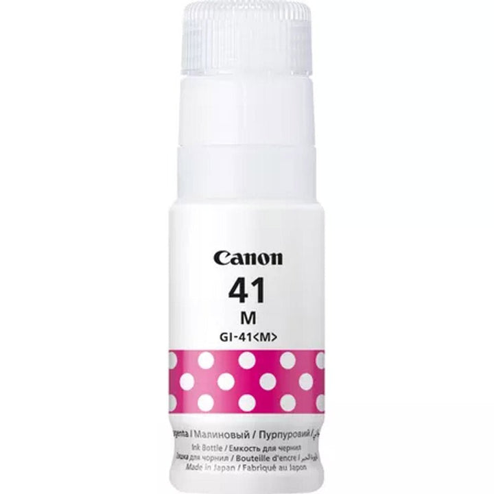 Canon Pixma GI-41 ink refill bottle in magenta color for inkjet printers