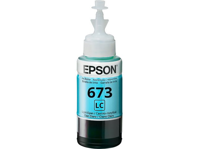 Epson T673 original ink light cyan printer ink bottle from Dabbous Mega Supplies
