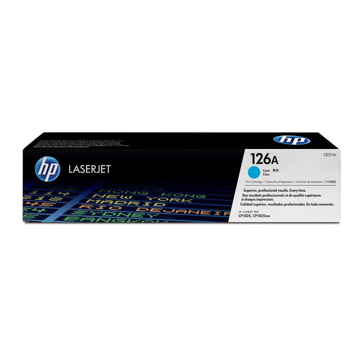 HP 126A original toner cyan cartridge for LaserJet printers by Dabbous Mega Supplies