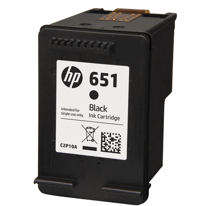 Dabbous Mega Supplies HP 651 ink cartridge black printer ink for single use