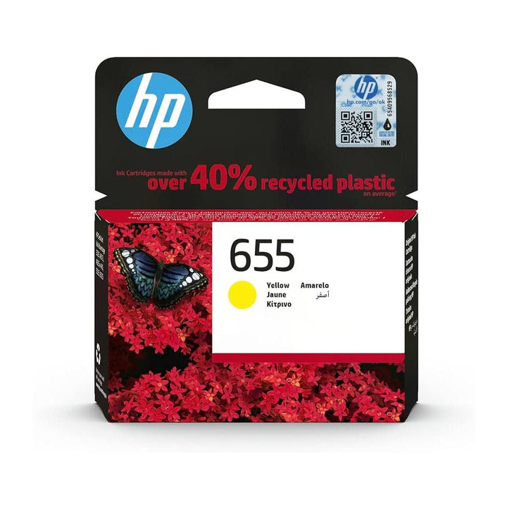 HP 655 original ink cartridge yellow pack from Dabbous Mega Supplies for inkjet printers