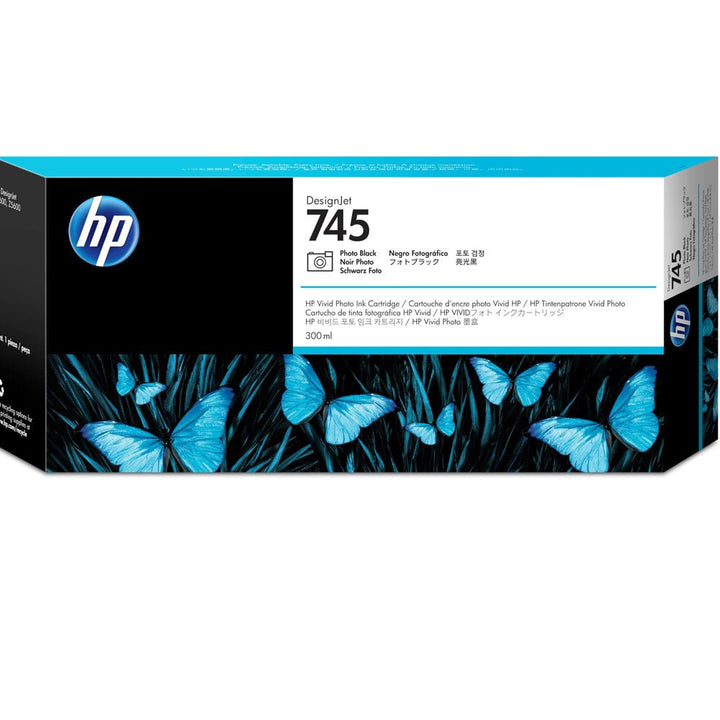 HP 745 ink cartridge 300ml photo black printer ink cartridge by Dabbous Mega Supplies