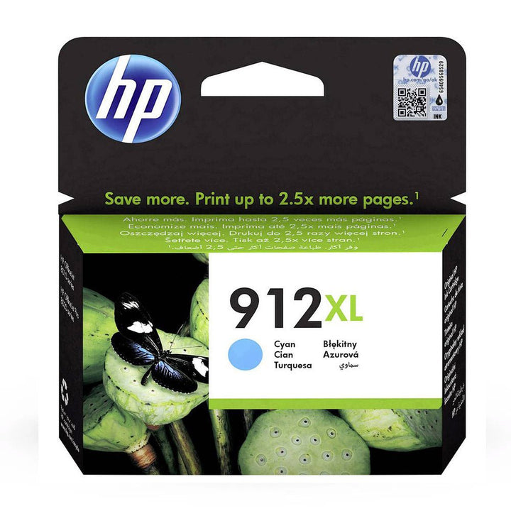 HP 912XL original ink cartridge cyan for inkjet printer by Dabbous Mega Supplies