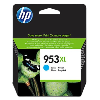 HP 953XL original ink cartridge cyan for inkjet printer by Dabbous Mega Supplies
