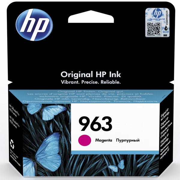 HP 963 ink cartridge magenta Original HP ink for vibrant precise reliable printing