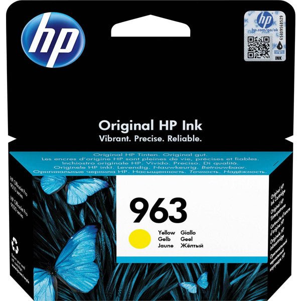 HP 963 ink cartridge yellow original ink for inkjet printer by Dabbous Mega Supplies