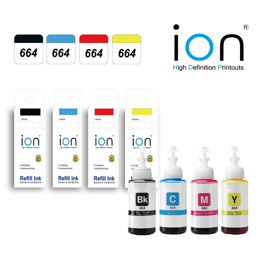High-Quality ION Epson 664 Compatible Ink for Vibrant Prints | Dabbous ...