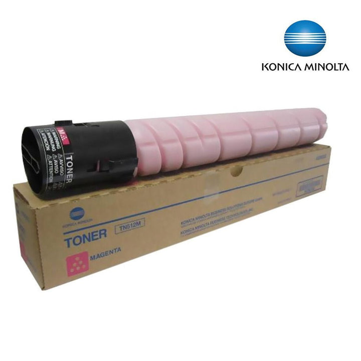 Konica Minolta TN512 original toner magenta printer toner cartridge with packaging from Dabbous Mega Supplies