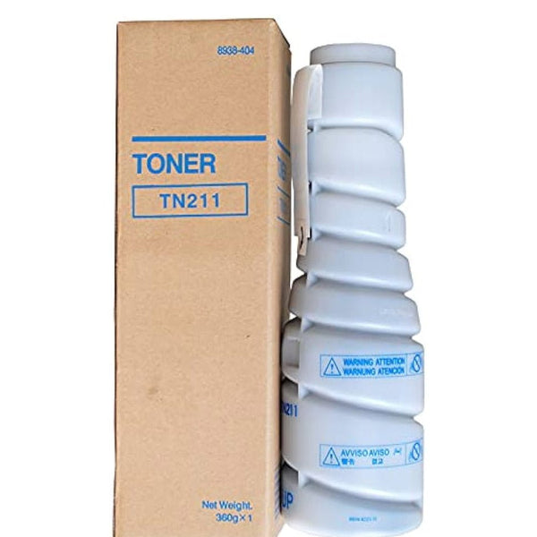 Konica TN211 original toner cartridge with packaging by Dabbous Mega Supplies for printers