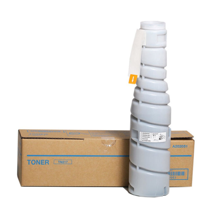 Dabbous Mega Supplies Konica TN217 compatible toner cartridge with packaging box for printers