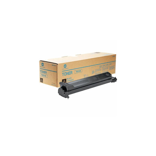 Dabbous Mega Supplies Konica TN314 original toner cartridge with black toner and packaging box