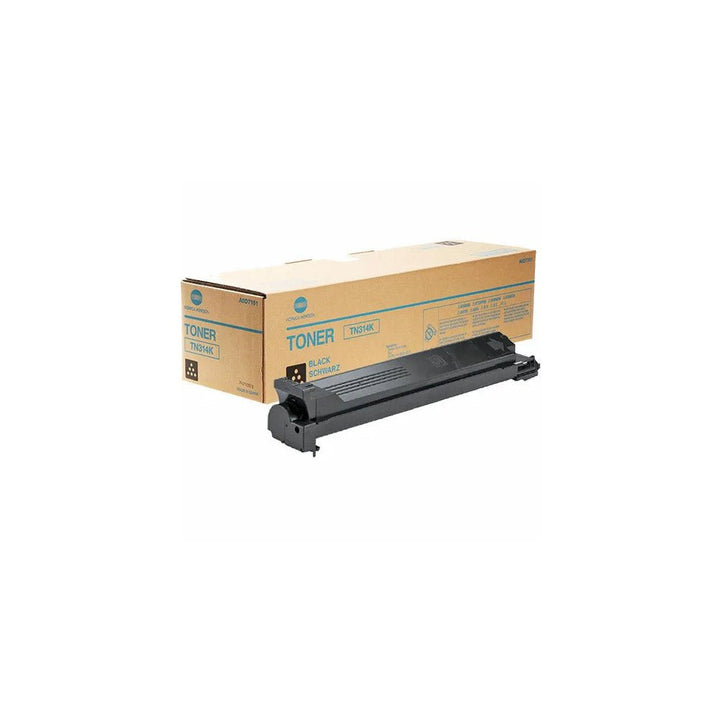 Dabbous Mega Supplies Konica TN314 original toner cartridge with black toner and packaging box