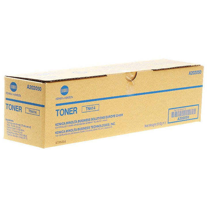 Konica TN414 original toner cartridge box for printers by Dabbous Mega Supplies