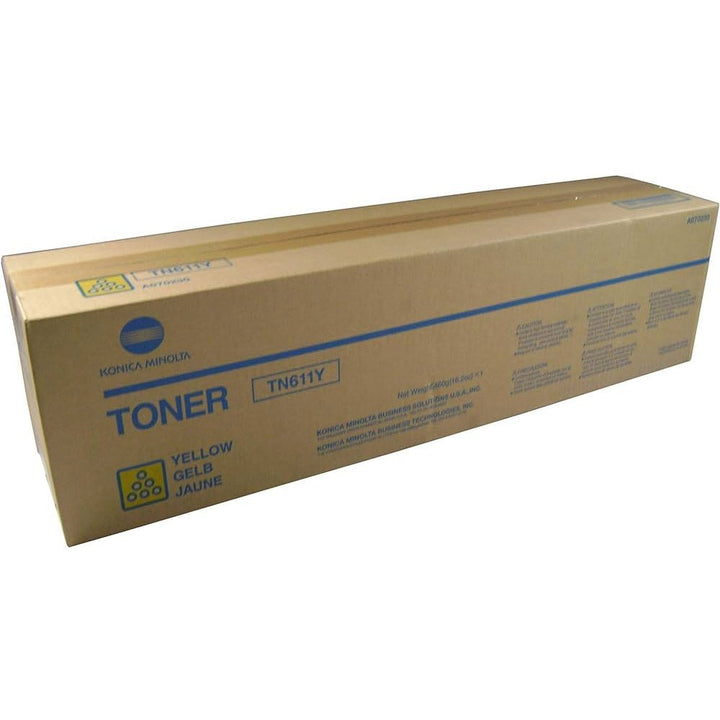 KONICA TN611 original toner cartridge yellow box from Dabbous Mega Supplies for printers