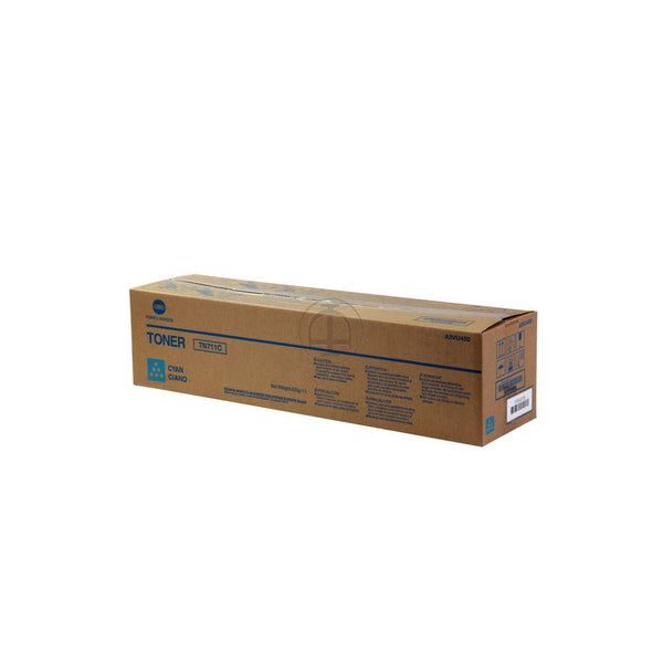 Konica TN711 original toner printer cartridge box by Dabbous Mega Supplies in brown packaging