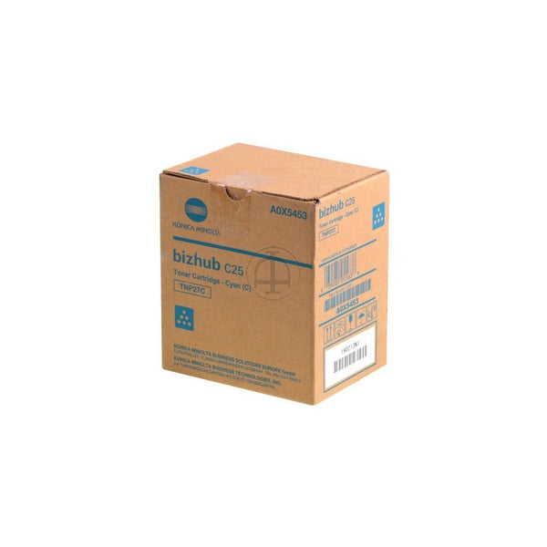 Konica TNP27 original toner cartridge box for bizhub C25 printer by Dabbous Mega SuppliesS