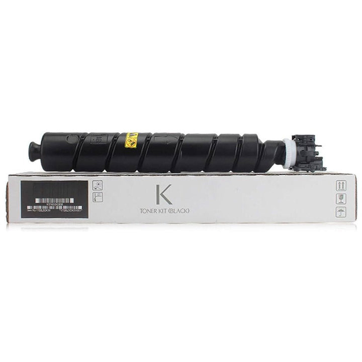 Kyocera TK-6325 original toner cartridge black by Dabbous Mega Supplies placed on packaging box