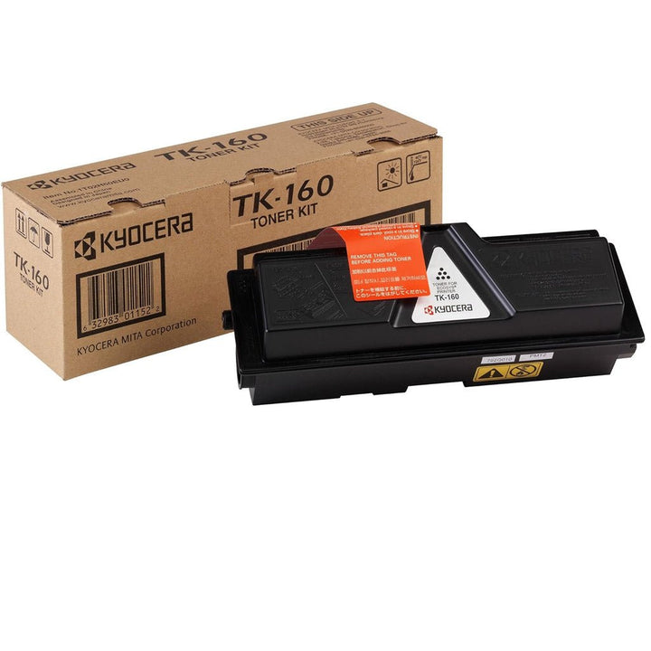 Kyocera TK160 original toner cartridge with box from Dabbous Mega Supplies for printer toner replacement