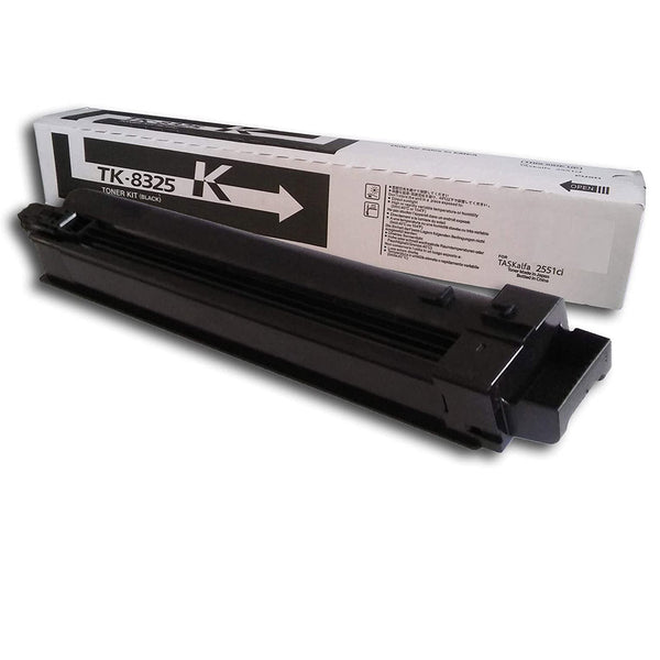 Kyocera TK8325 compatible toner cartridge from Dabbous Mega Supplies in original packaging