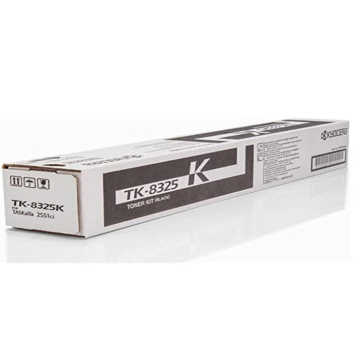 KYOCERA TK8325 original toner black cartridge box by Dabbous Mega Supplies for TASKalfa 2551ci
