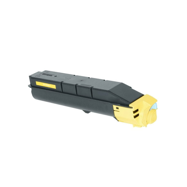 Kyocera TK8505 compatible toner cartridge in black and yellow for high-quality printing