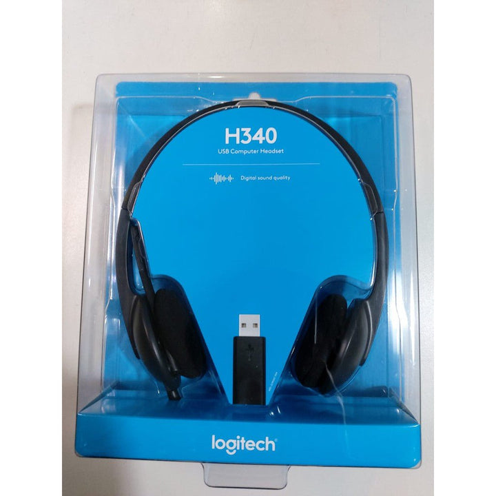 LOGITECH H340 HEADSET - USB - NOISE CANCELLING MIC - Dabbous Mega Supplies