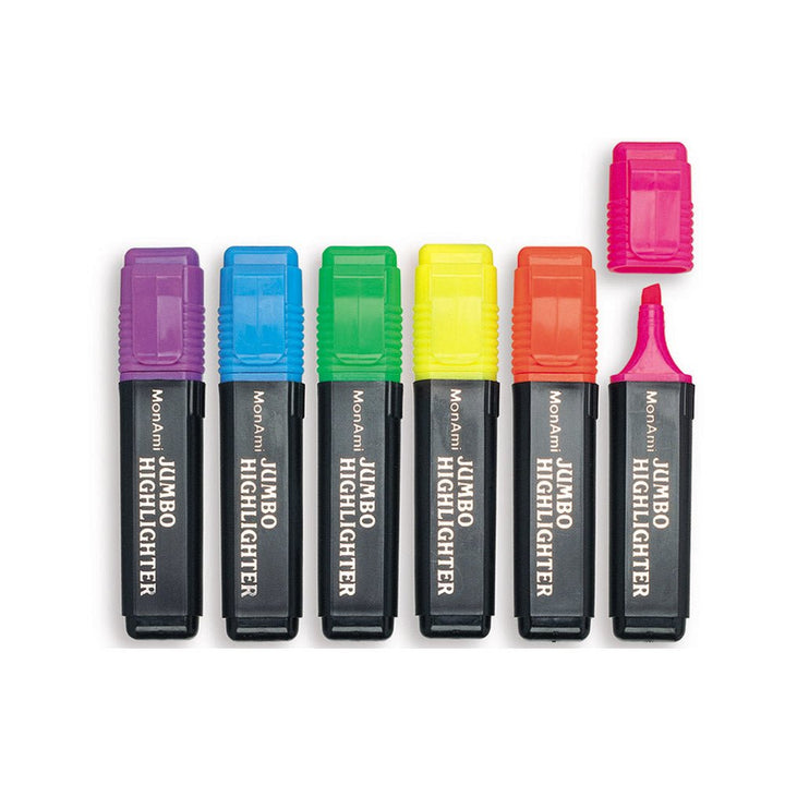 MONAMI DOZEN JUMBO HIGHLIGHTER - Dabbous Mega Supplies