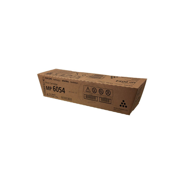 Ricoh MP6054 toner cartridge in brown packaging from Dabbous Mega Supplies for printer toner replacement