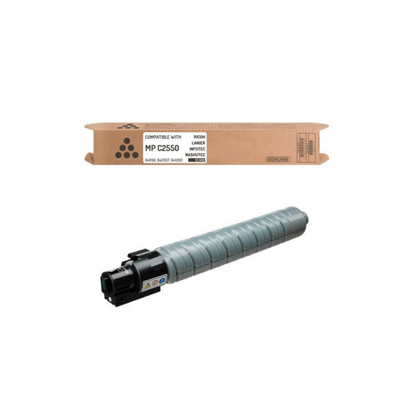 Ricoh MPC2550 compatible toner cartridge in black for high-quality printing performance