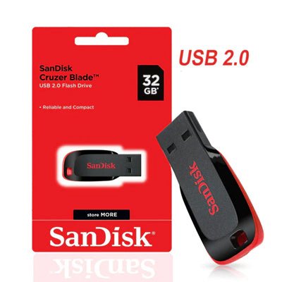 SANDISK CRUZOR BLADE 32GB 64GB 128GB - Dabbous Mega Supplies