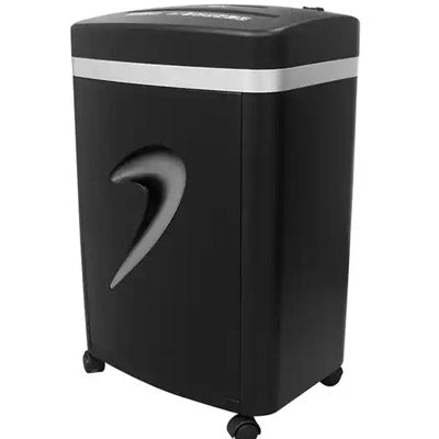 Dabbous Mega Supplies SUNWOOD SD9100 office shredder black compact design with wheels