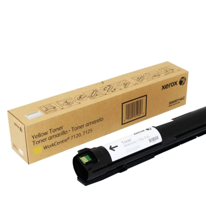 Xerox 006R01461 original toner cartridges yellow toner with packaging box for WorkCentre 7120 and 7125 printers