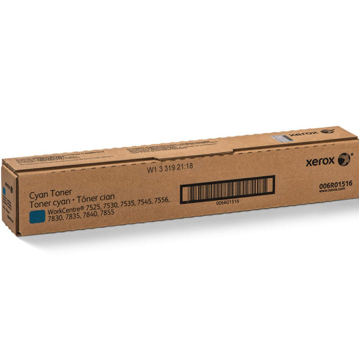 Xerox 006R01513 original toner cyan cartridge box for WorkCentre printers by Dabbous Mega Supplies