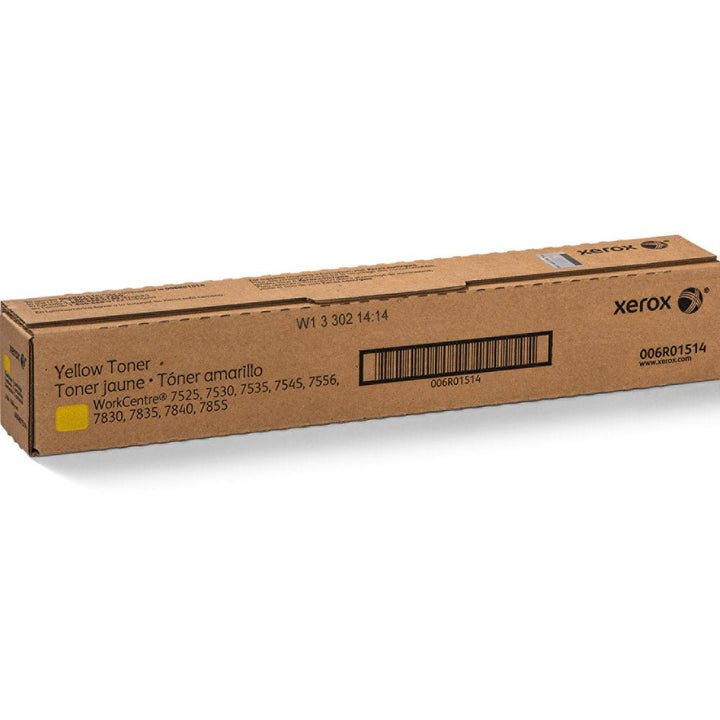 Xerox 006R01513 original toner yellow cartridge box for WorkCentre printers